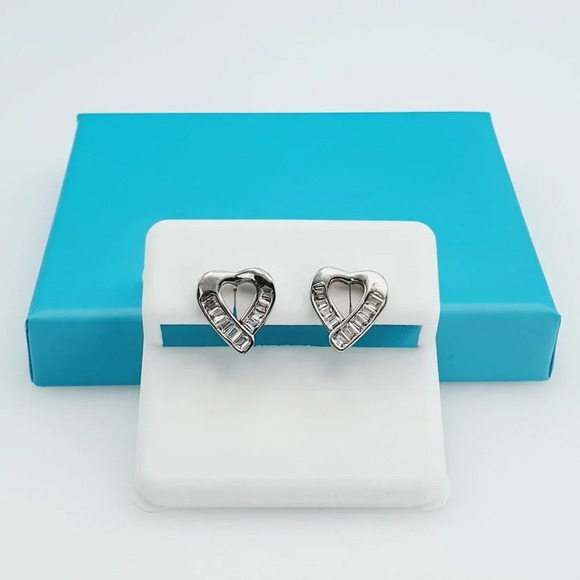 925 Sterling Silver CZ Beautiful Earrings for Women, 1USPAR4210 - Picture 10 of 11